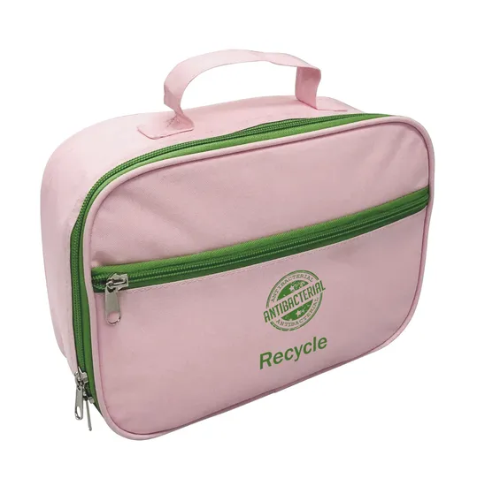 RPET Leakproof Cooler Tote Bag Antibacterial Insulated Thermal Bag with Multi-Pockets for Beach Picnic Office Work Lunch Pattern